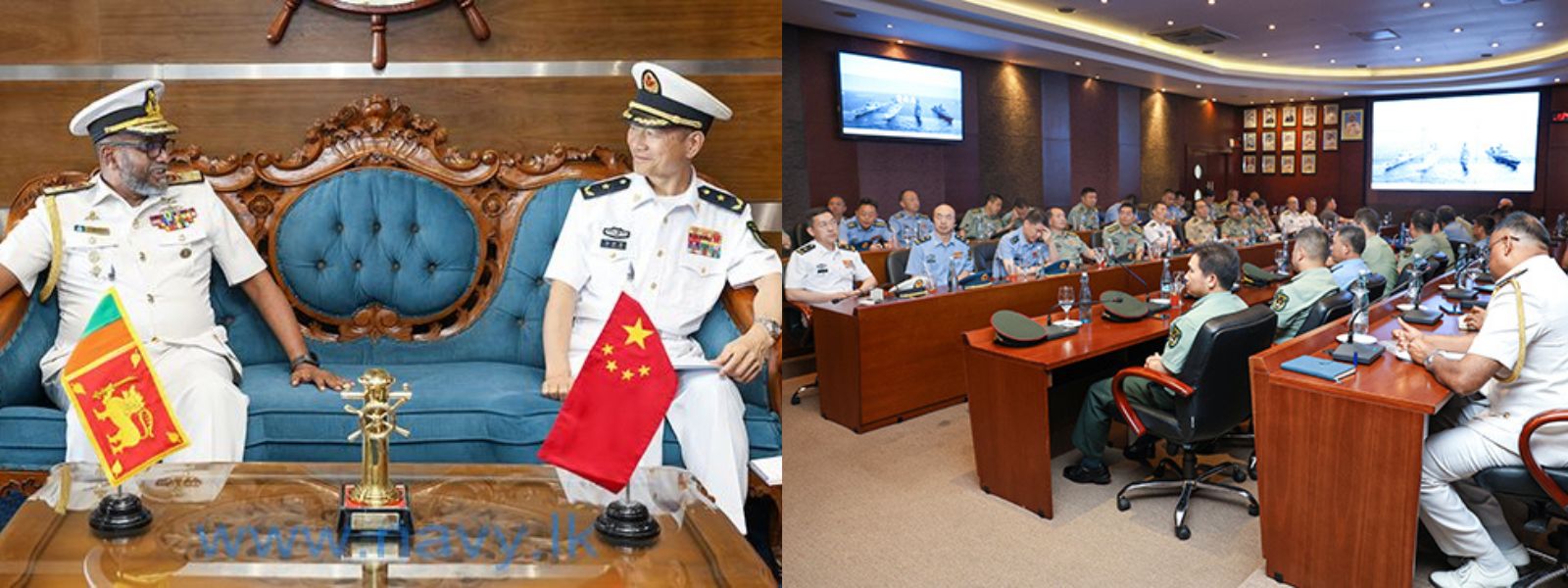 Delegation from NDU China visits Navy Headquarters